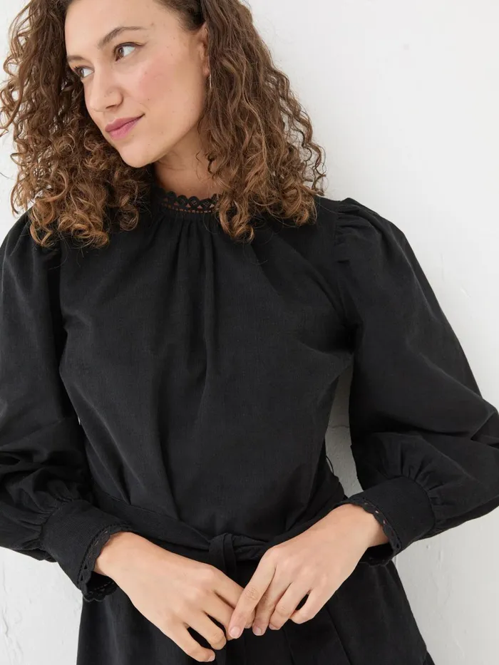 Fat Face Dresses Black Adley Cord 100 Cotton Dress 8211 Women Fat Face Dresses Black Adley Cord 100 Cotton Dress 8211 Women