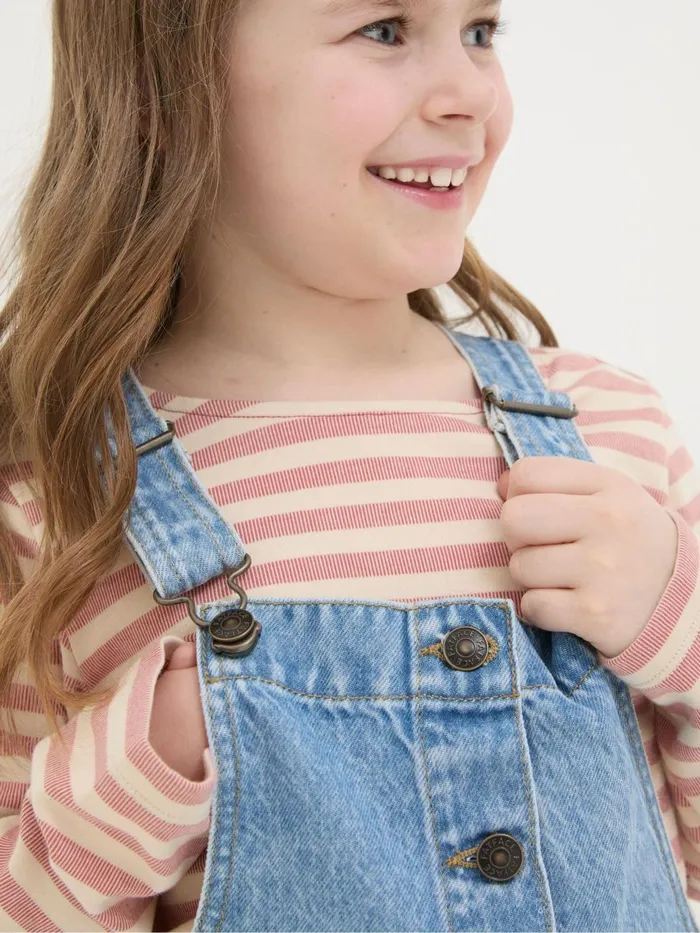 Fat Face Dresses Blue Denim Pinafore Dungarees 8211 Kids