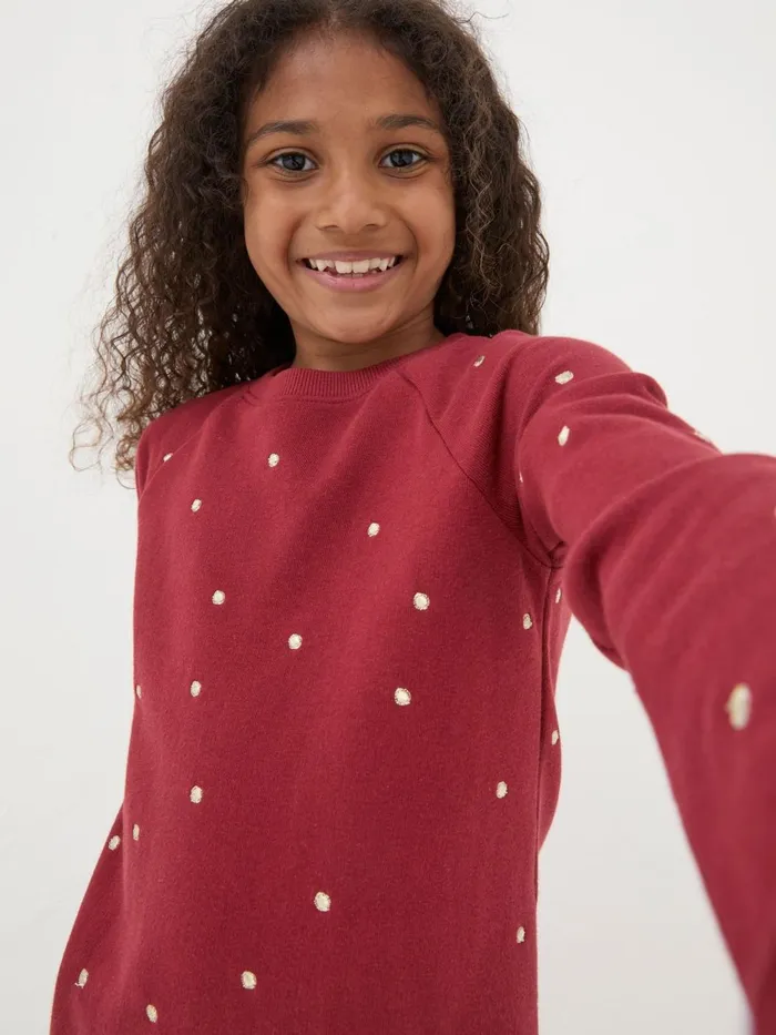 Fat Face Dresses Red Georgia Sweat Dress 8211 Kids