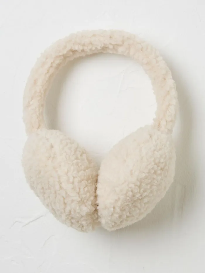 Fat Face Hair Accessories Ivory Borg Earmuffs 8211 Women