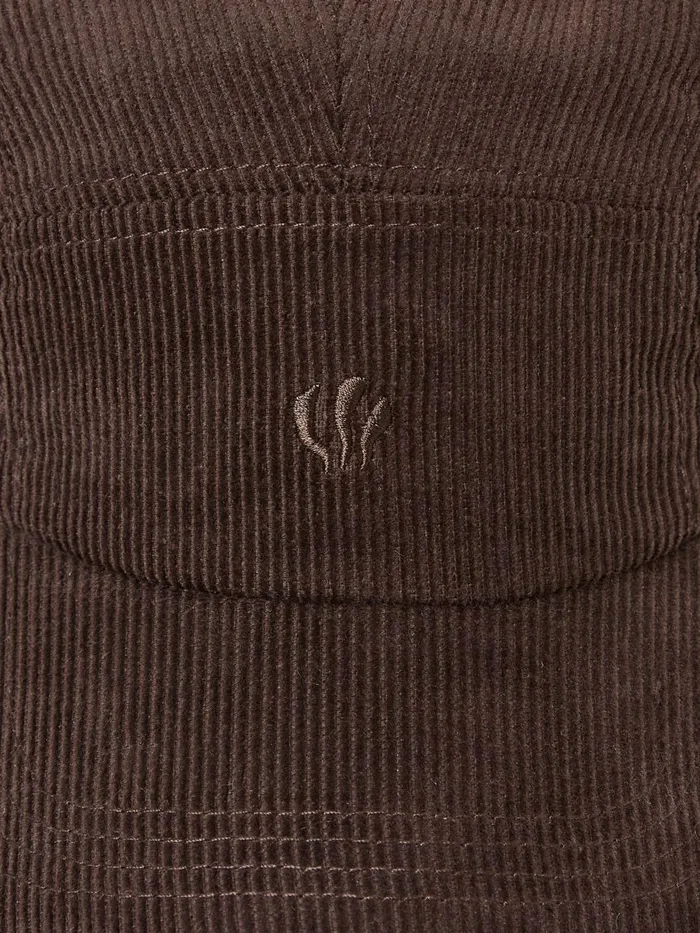 Fat Face Hats Cord Brown 5 Panel Baseball Cap 8211 Men