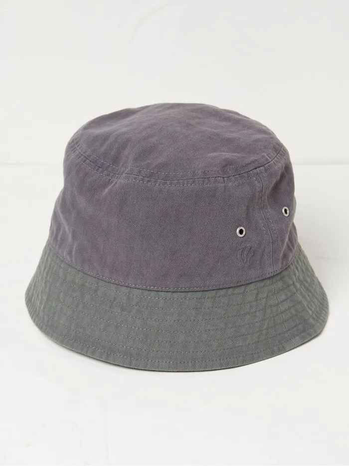 Fat Face Hats Grey Colour Block Bucket Hat 8211 Men