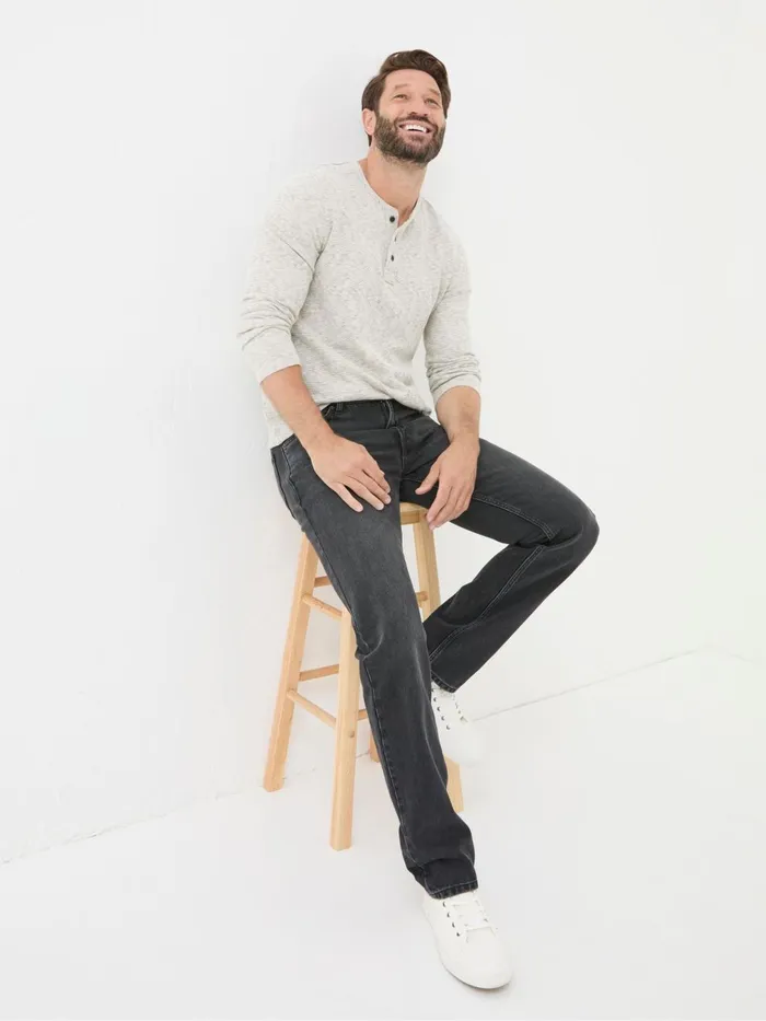Fat Face Jeans Black Straight Fit Jeans 8211 Men