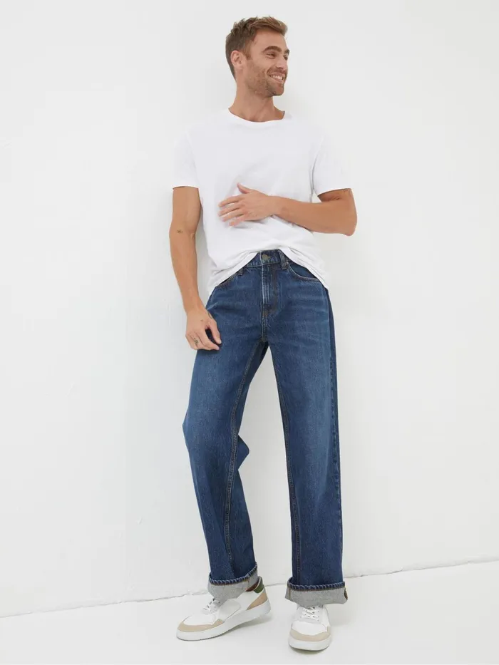 Fat Face Jeans Blue Loose Fit Jeans 8211 Men