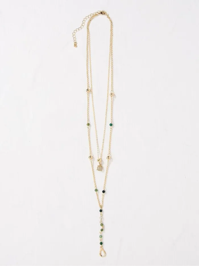 Fat Face Jewellery Gold Tone Layered Necklace 8211 Women