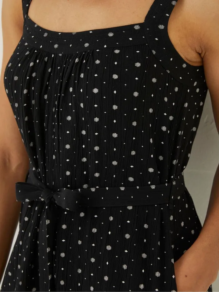 Fat Face Jumpsuits and Playsuits Black Geo Print Annie Playsuit 8211 Women