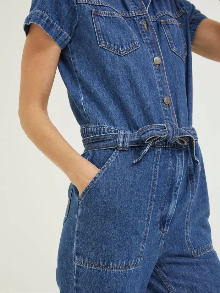 Fat Face Jumpsuits and Playsuits Blue Imogen Short Sleeve Boilersuit 8211 Women