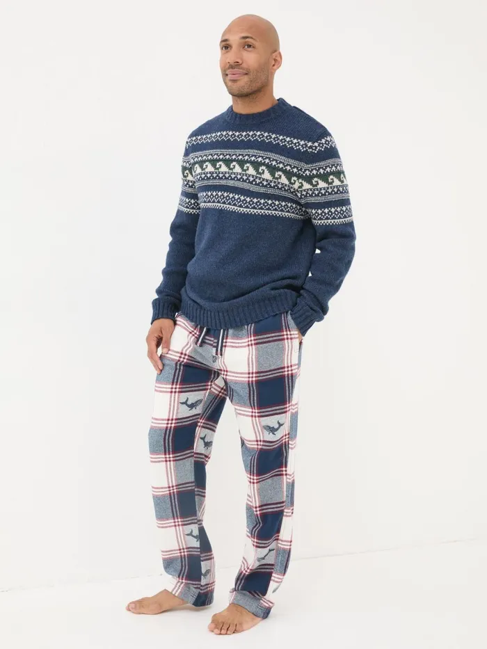 Fat Face Knitwear Navy Wave Knitted Jumper 8211 Men Fat Face Knitwear Navy Wave Knitted Jumper 8211 Men