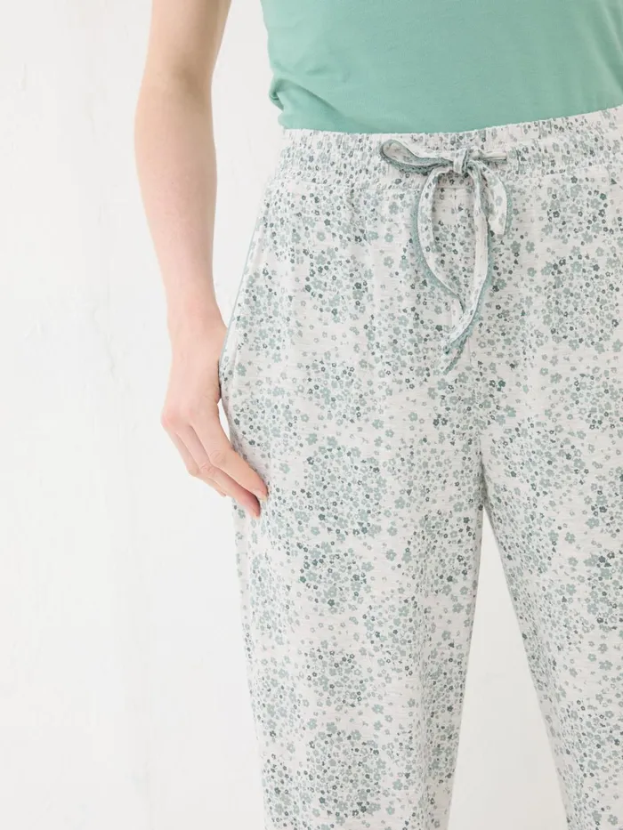 Fat Face Pyjamas and Nightwear Lola Grey Floral Jersey Pyjamas 8211 Women