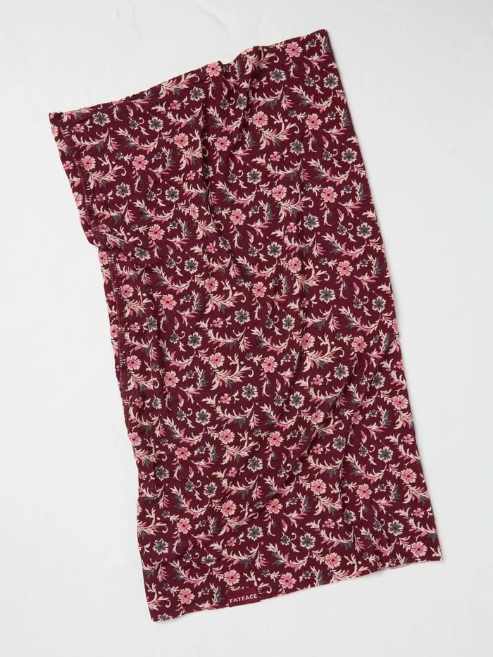 Fat Face Scarves Pink Floral Multi Use Snood 8211 Women
