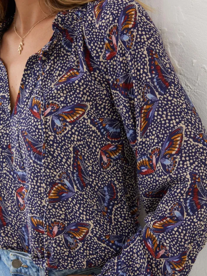 Fat Face Shirts and Blouses Dark Navy Lil Print Blouse 8211 Women Fat Face Shirts and Blouses Dark Navy Lil Print Blouse 8211 Women
