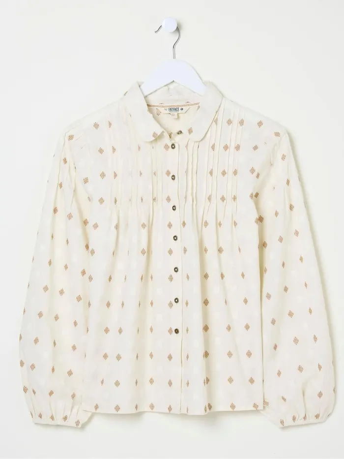 Fat Face Shirts and Blouses Elsie Ivory Dobby Blouse 8211 Women