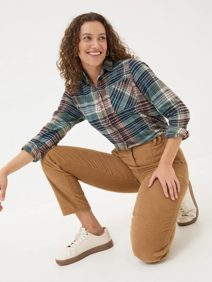 Fat Face Shirts and Blouses Olivia Multi 100 Cotton Check Shirt 8211 Women