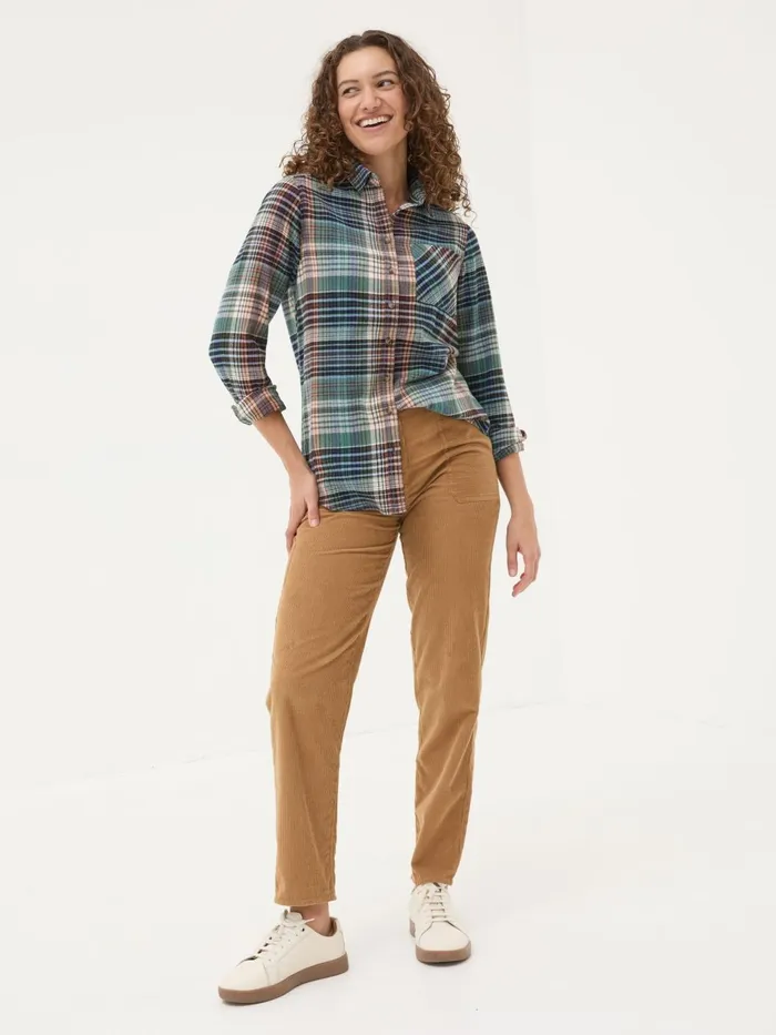 Fat Face Shirts and Blouses Olivia Multi 100 Cotton Check Shirt 8211 Women