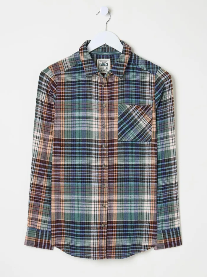 Fat Face Shirts and Blouses Olivia Multi 100 Cotton Check Shirt 8211 Women