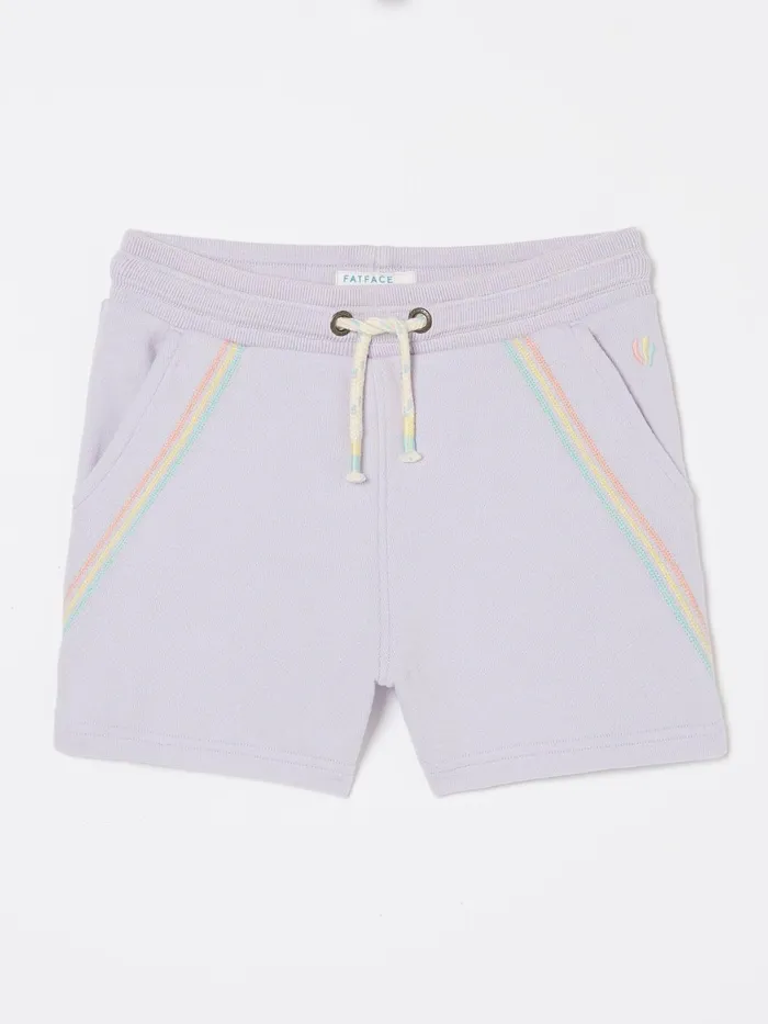 Fat Face Shorts Luna Purple Sweat Shorts 8211 Kids