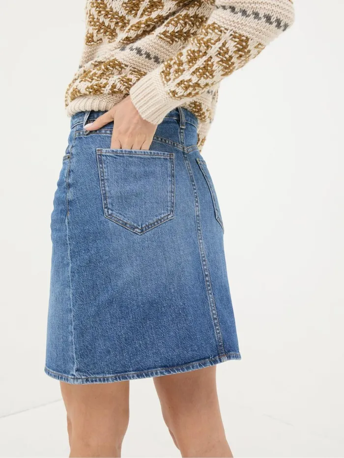 Fat Face Skirts Hattie Blue Denim Skirt 8211 Women