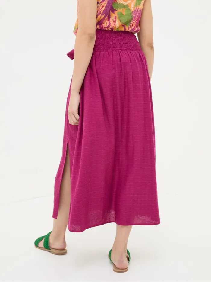 Fat Face Skirts Sascha Purple Midi Skirt With Linen 8211 Women Fat Face Skirts Sascha Purple Midi Skirt With Linen 8211 Women