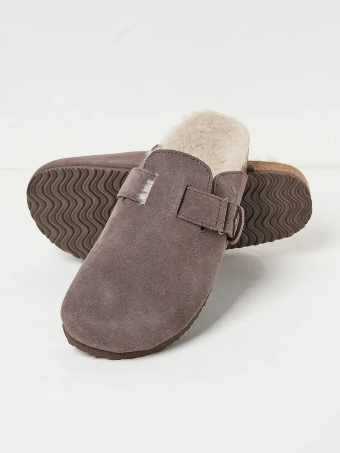 Fat Face Slippers Elsie Purple House Shoes 8211 Women