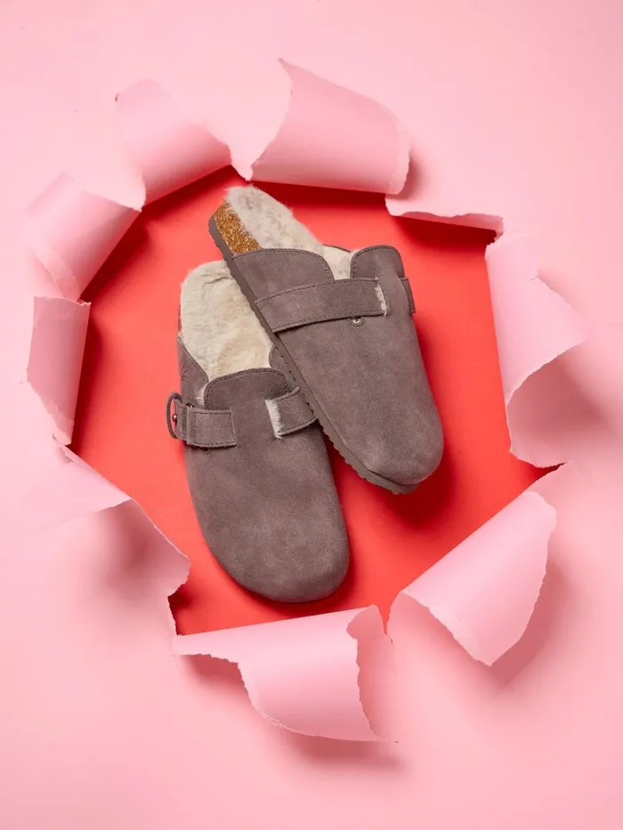 Fat Face Slippers Elsie Purple House Shoes 8211 Women