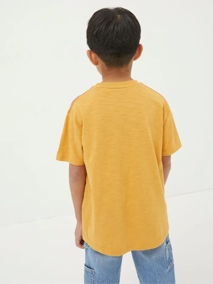 Fat Face TShirts and Polos Yellow Built For Summer Jersey TShirt 8211 Kids