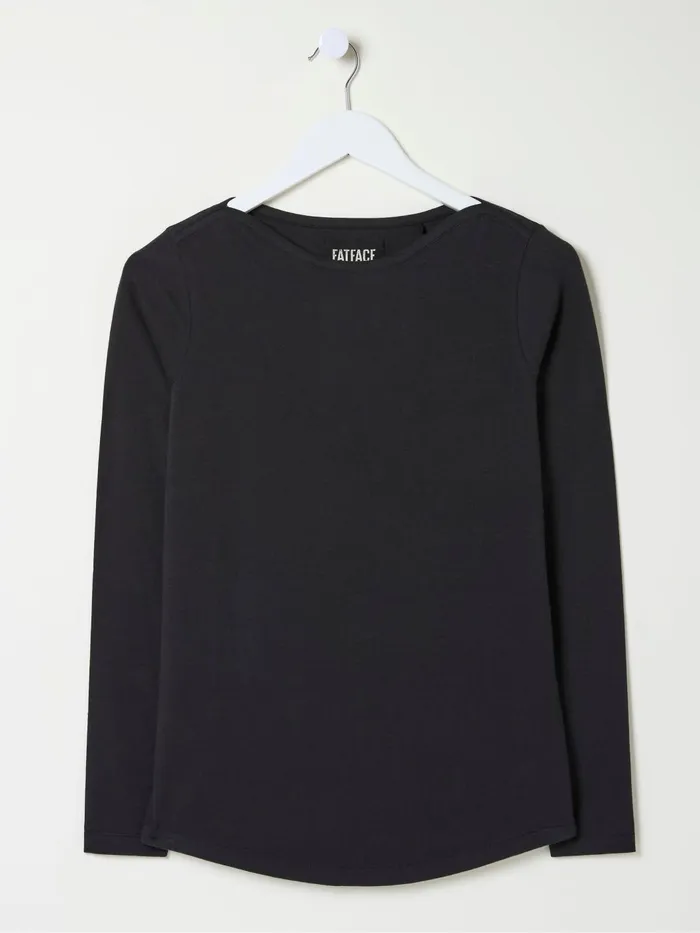 Fat Face Tops and TShirts Bree Black TShirt 8211 Women