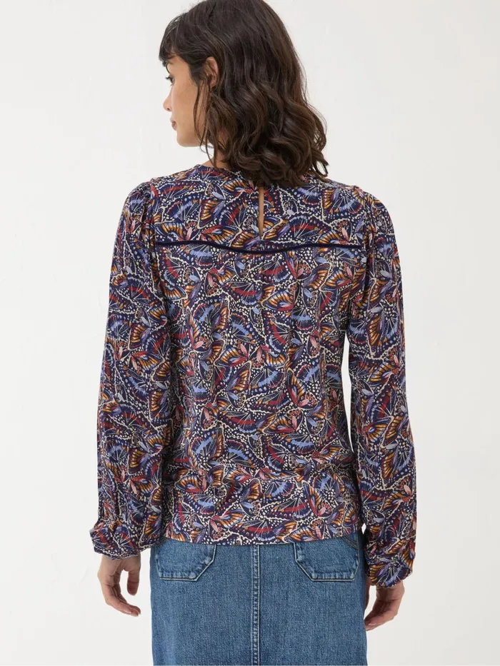 Fat Face Tops and TShirts Charlee Black Butterfly Top 8211 Women