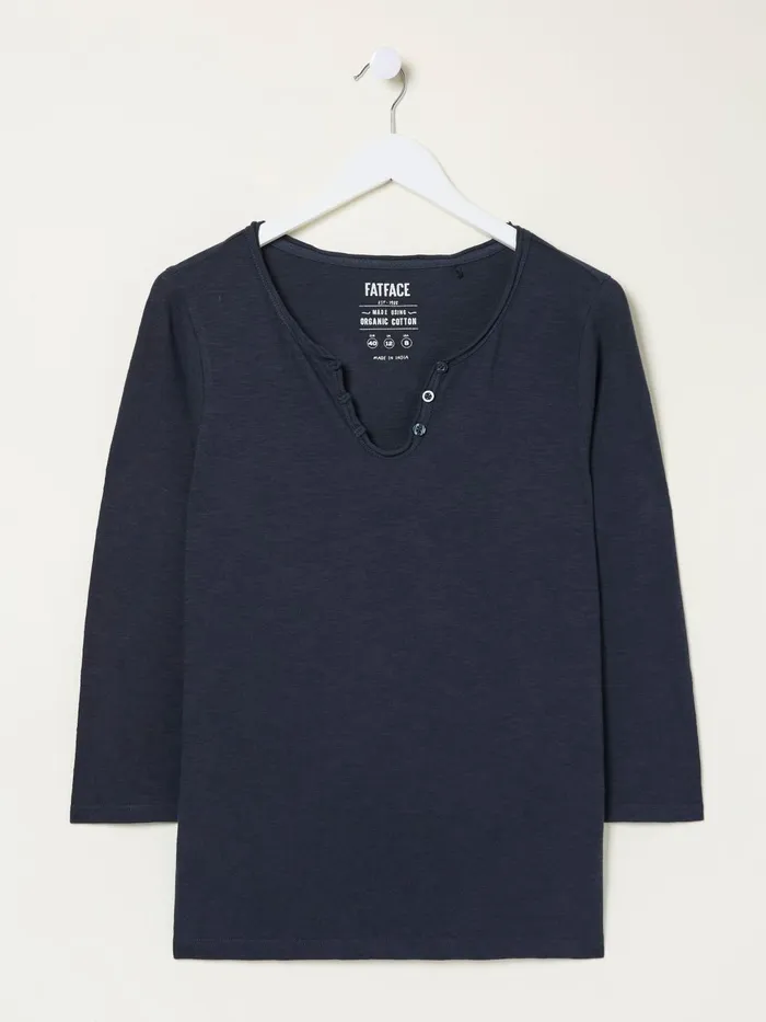 Fat Face Tops and TShirts Navy Porter TShirt 8211 Women
