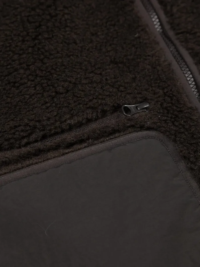 Finisterre Jackets and Coats Men Orsik Fleece Jacket Raven Black