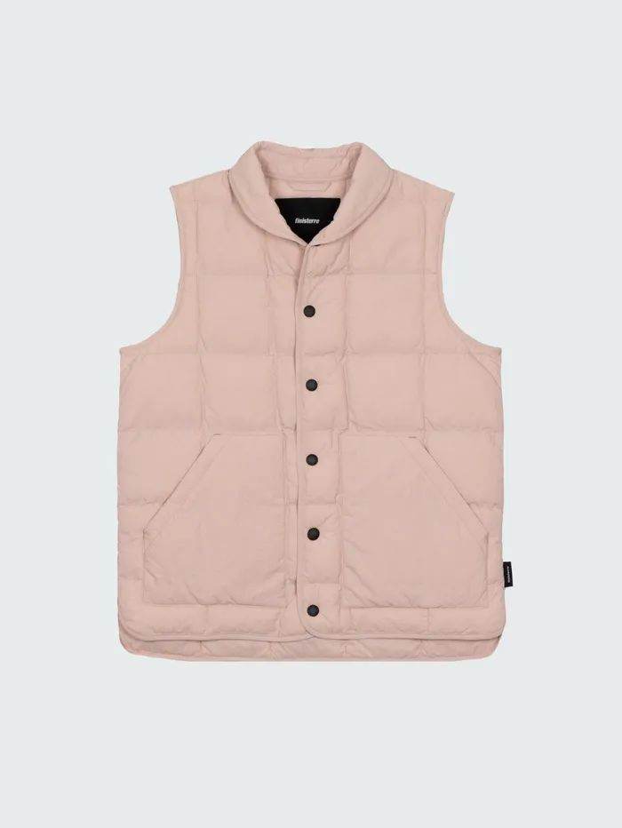 Finisterre Jackets and Coats Women Lapwing Insulated Vest Pink Smoke