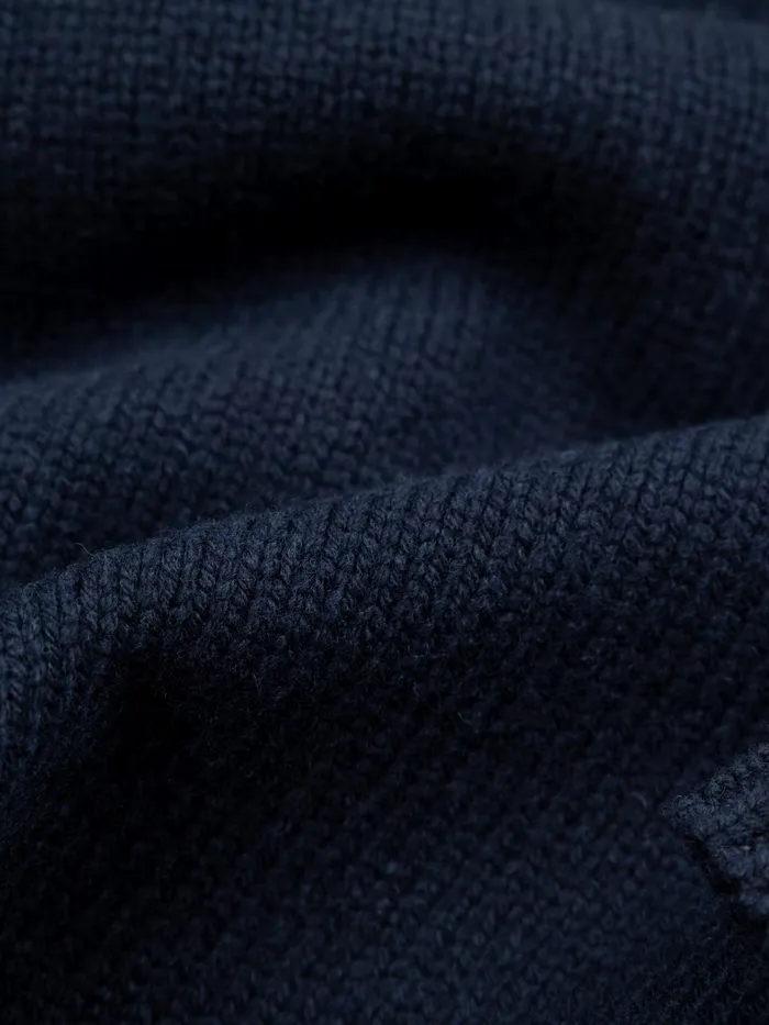 Finisterre Knitwear Women Eyre Roll Neck Knit Sweater Navy