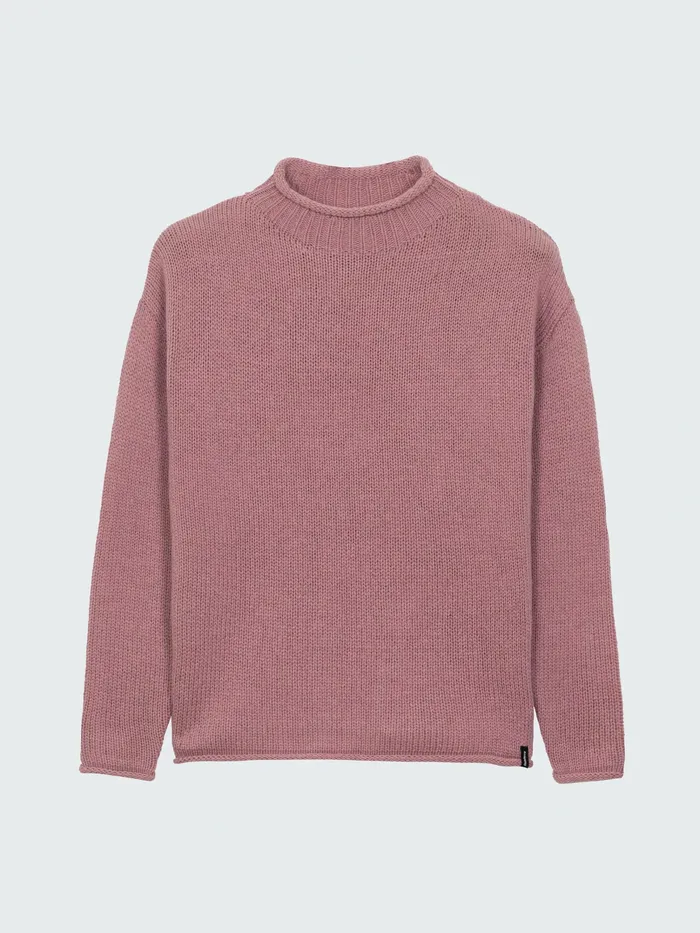 Finisterre Knitwear Women Taran Sweater Heather Mist