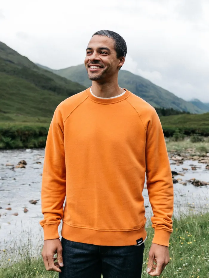 Finisterre Sweaters Men Coho Sweatshirt Harvest Gold