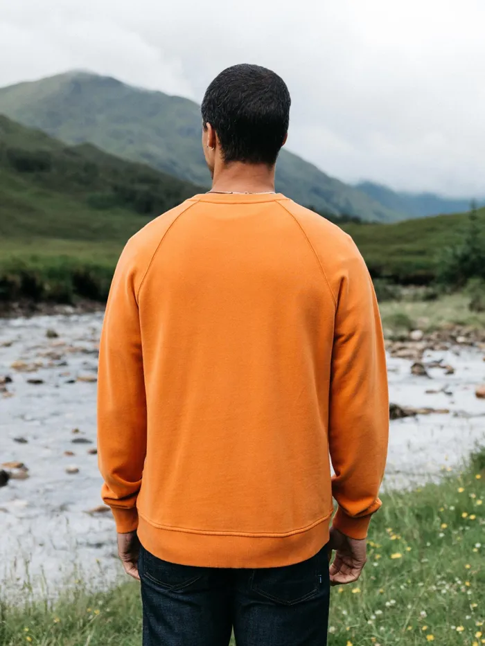 Finisterre Sweaters Men Coho Sweatshirt Harvest Gold