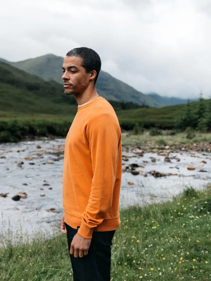 Finisterre Sweaters Men Coho Sweatshirt Harvest Gold