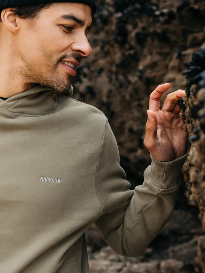 Finisterre Sweaters Men Zawn Hoodie Willow Green