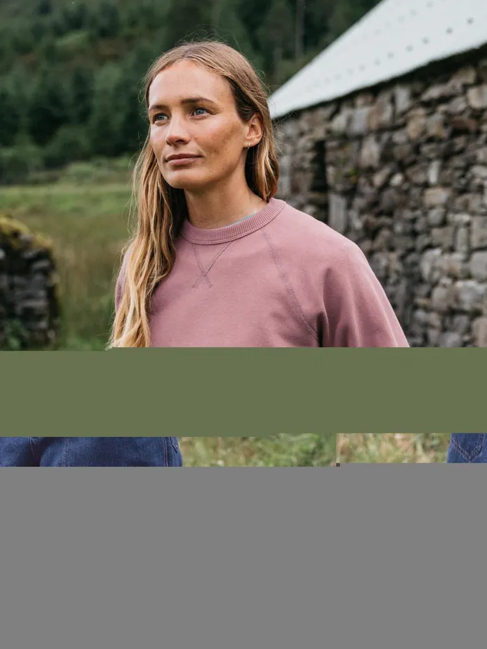 Finisterre Sweatshirts Women Serpentine Sweatshirt Heather Mist