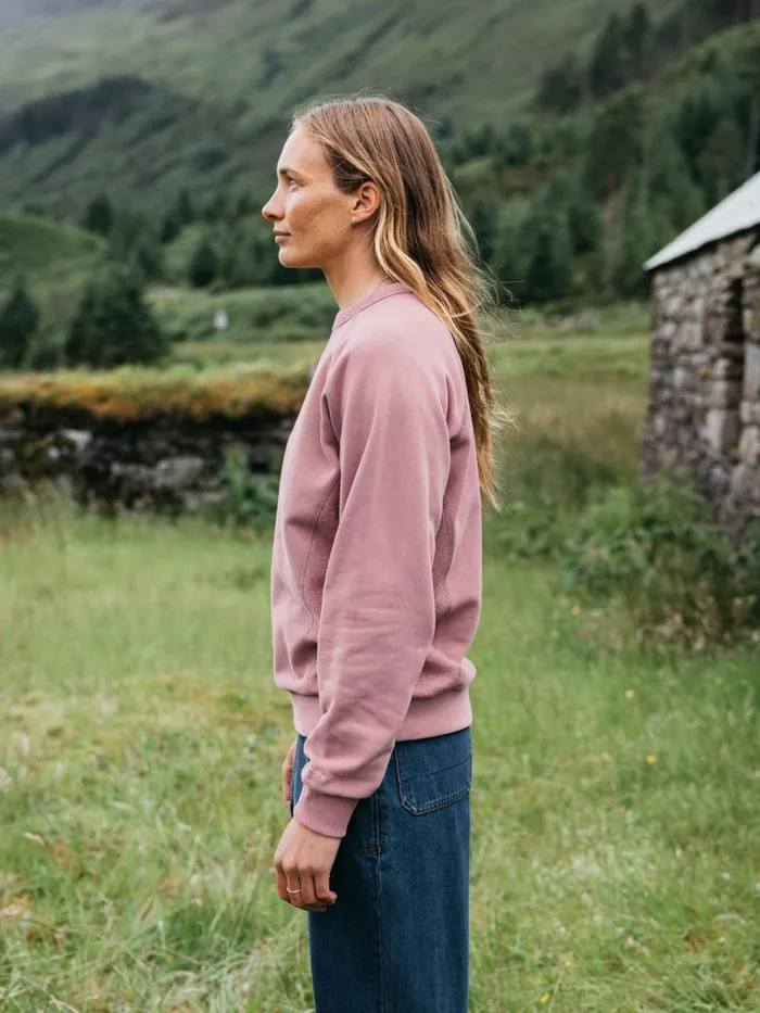 Finisterre Sweatshirts Women Serpentine Sweatshirt Heather Mist