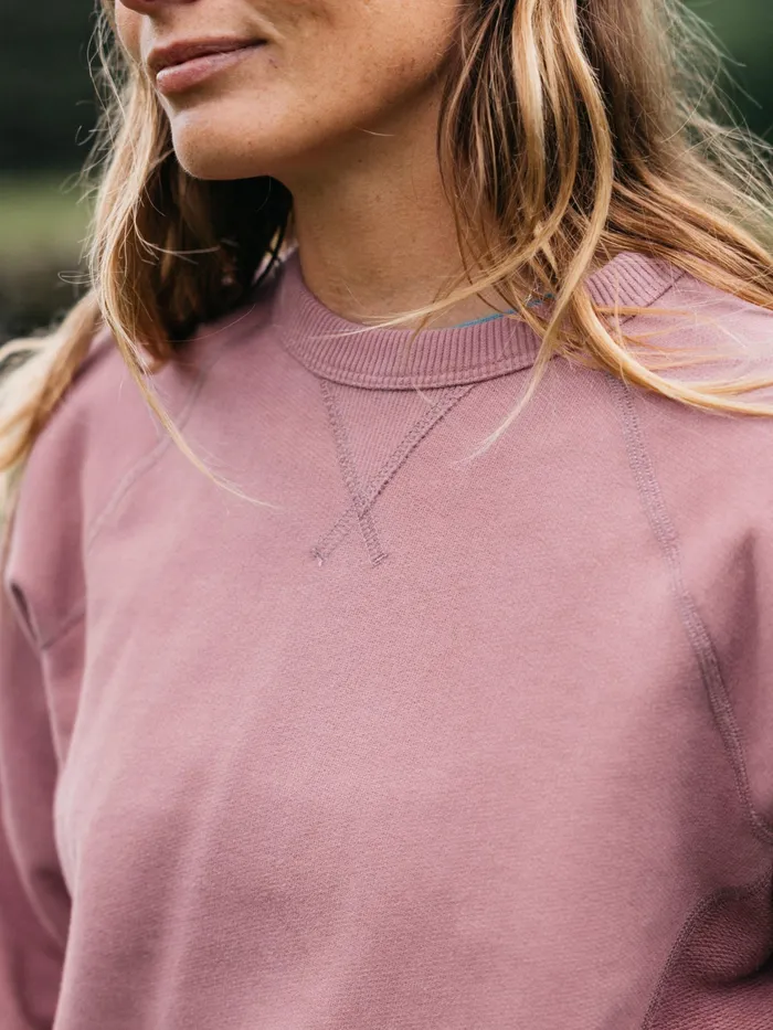 Finisterre Sweatshirts Women Serpentine Sweatshirt Heather Mist