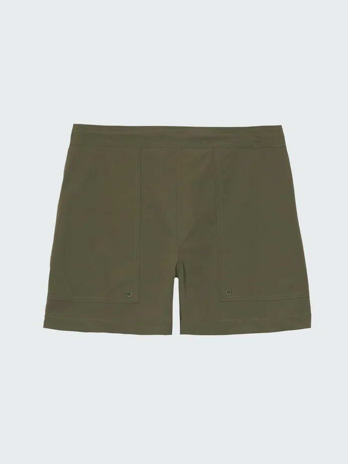 Finisterre Swimwear and Bikinis Women Walker Hybrid Shorts Olive