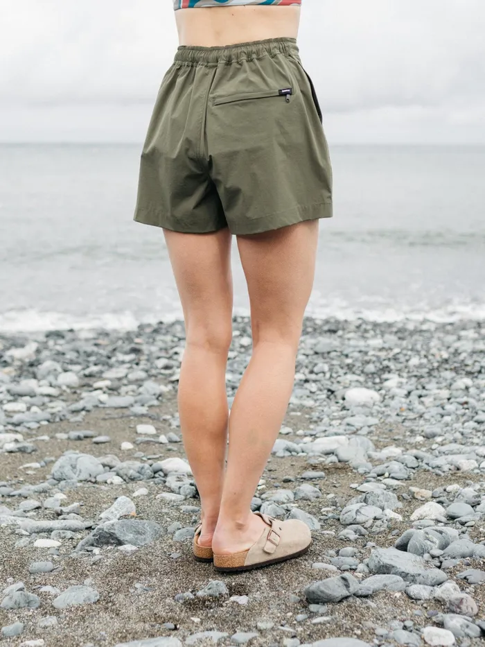 Finisterre Swimwear and Bikinis Women Walker Hybrid Shorts Olive