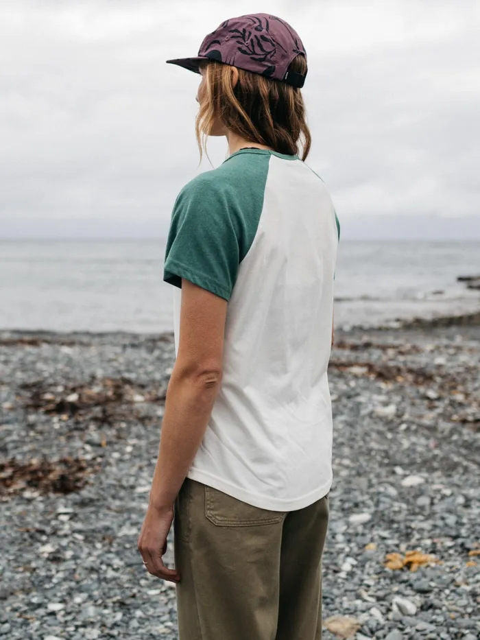 Finisterre Tops and TShirts Women Bailey TShirt Ecrupine Shadow