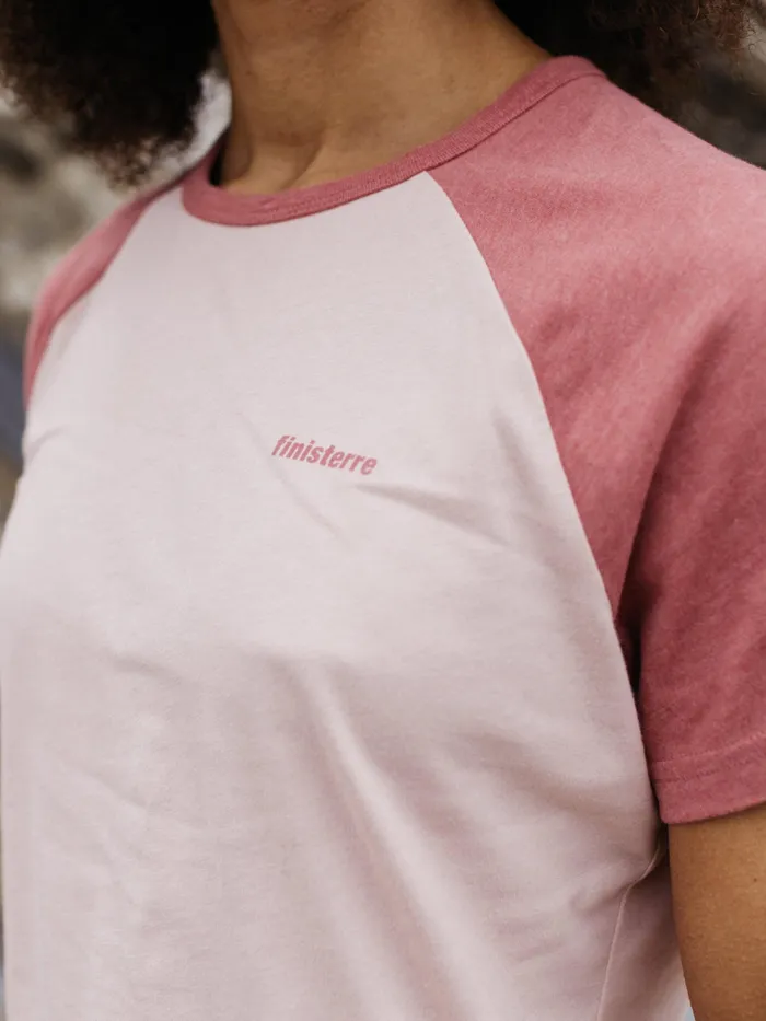 Finisterre Tops and TShirts Women Bailey TShirt Pink Smokerouge