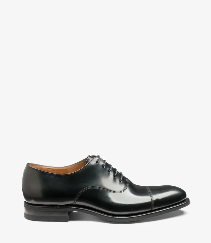 Finsbury Black Toe Caps Loake Men