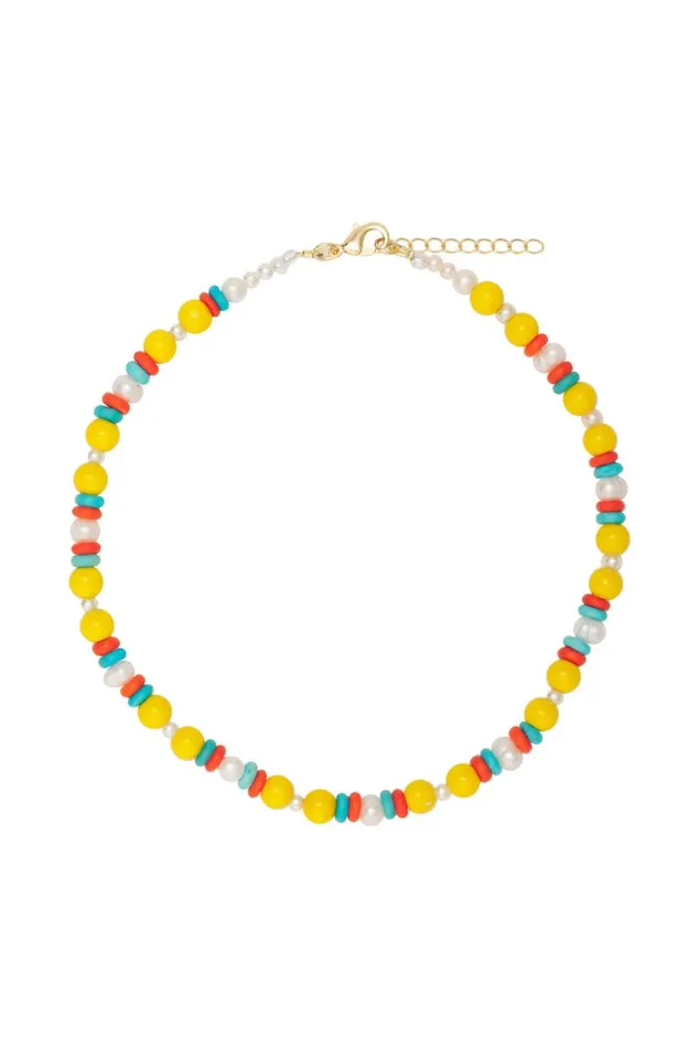 For Love and Lemons Accessories Tootsie Jewelry Evil Eye Necklace 2Pack Yellow 8211 Women