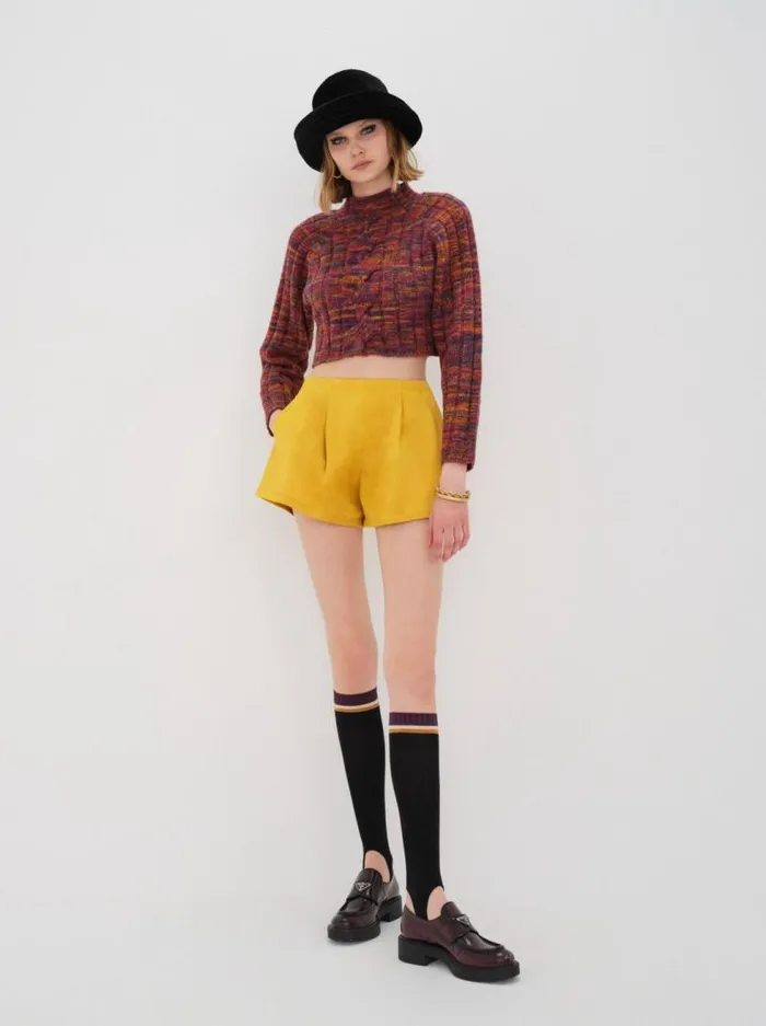 For Love and Lemons Bottoms Drew Short Yellow 8211 Women For Love and Lemons Bottoms Drew Short Yellow 8211 Women