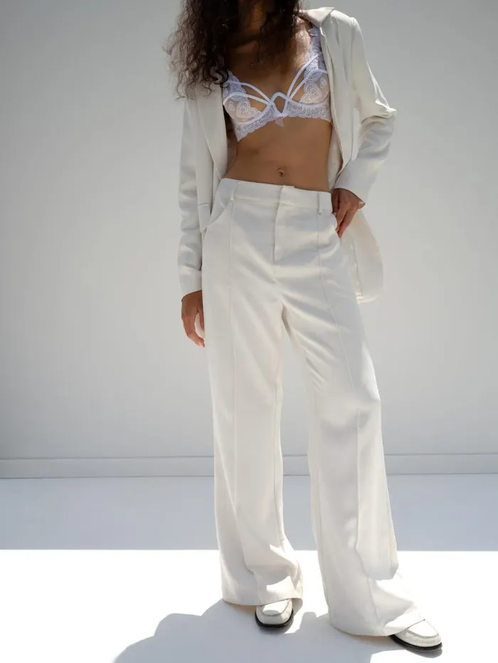 For Love and Lemons Bottoms Shannon Pant White 8211 Women
