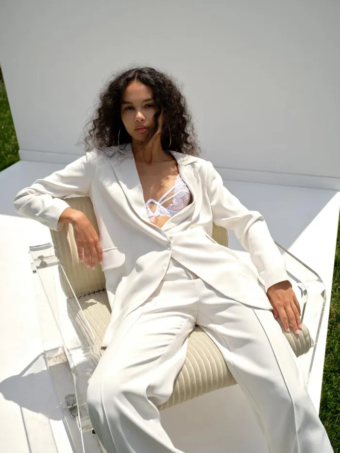 For Love and Lemons Bottoms Shannon Pant White 8211 Women