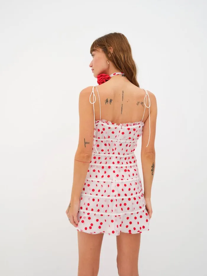 For Love and Lemons Dresses Agata Mini Dress Red 8211 Women For Love and Lemons Dresses Agata Mini Dress Red 8211 Women