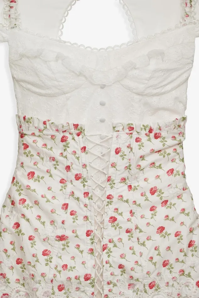 For Love and Lemons Dresses Baela Corset Mini Dress White 8211 Women For Love and Lemons Dresses Baela Corset Mini Dress White 8211 Women